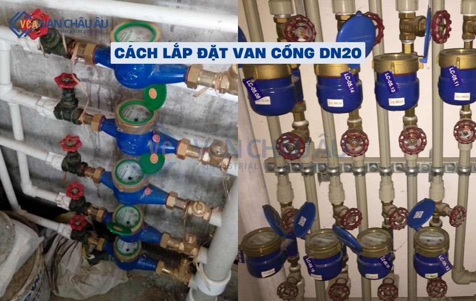 hướng dẫn lắp đặt van cổng dn20