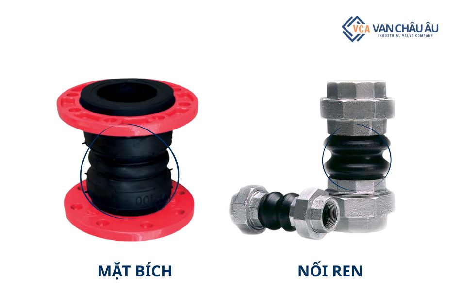 Các loại khớp nối mềm cao su cầu đôi