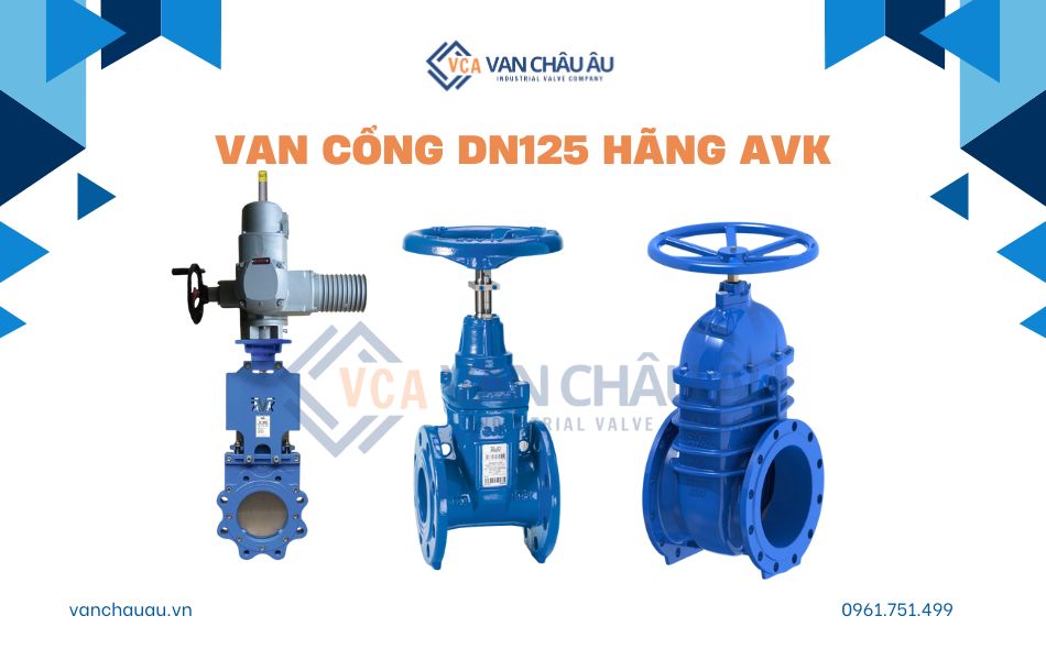 Van cổng DN125 của AVK Đan Mạch