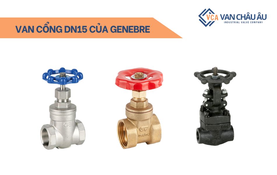 Van cổng DN15 của Genebre