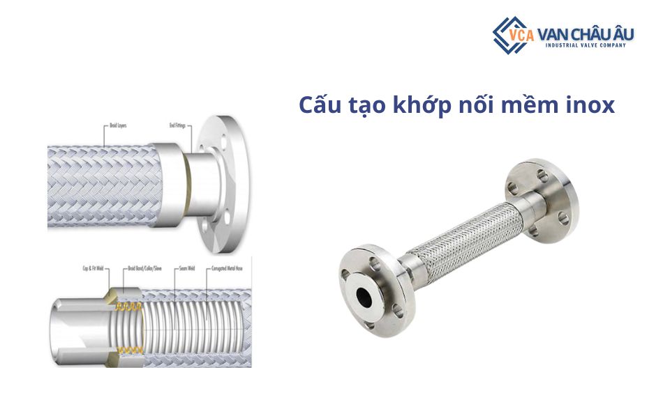 Đặc điểm cấu tạo khớp nối mềm inox