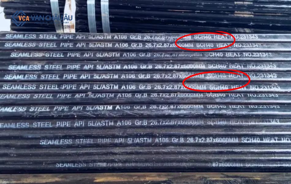 Tìm hiểu các đặc điểm của ống thép đúc SCH40