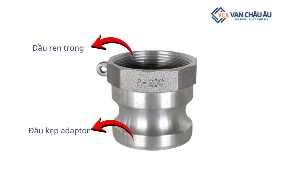 Đặc điểm cấu tạo của khớp nối nhanh inox kiểu A