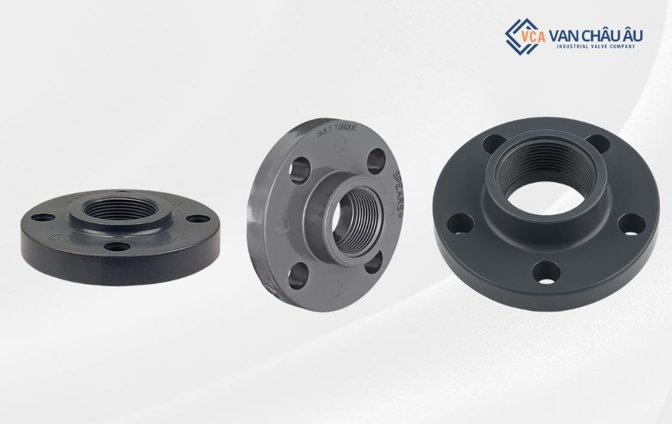 Mặt bích nhựa ren trong