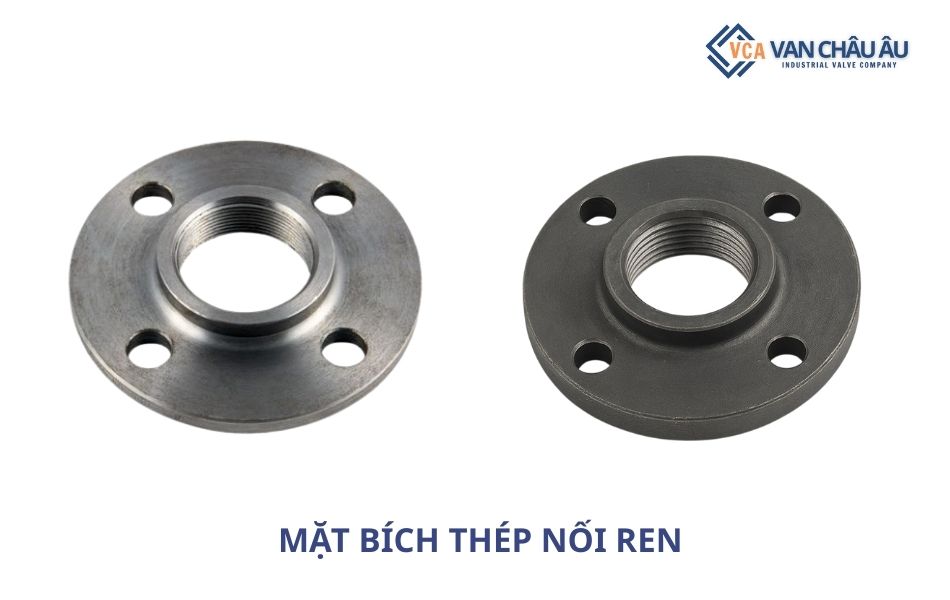 Mặt bích ren thép