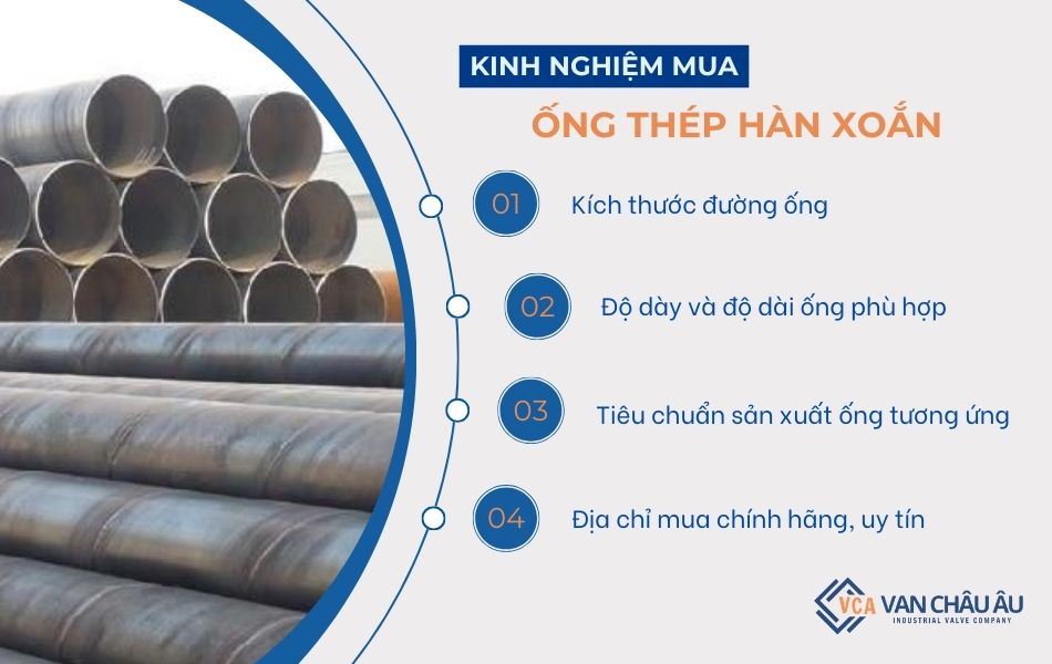 Chia sẻ kinh nghiệm mua ống thép hàn xoắn từ chuyên gia