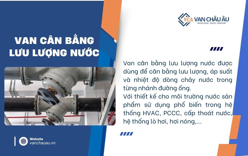 van cân bằng lưu lượng nước là gì