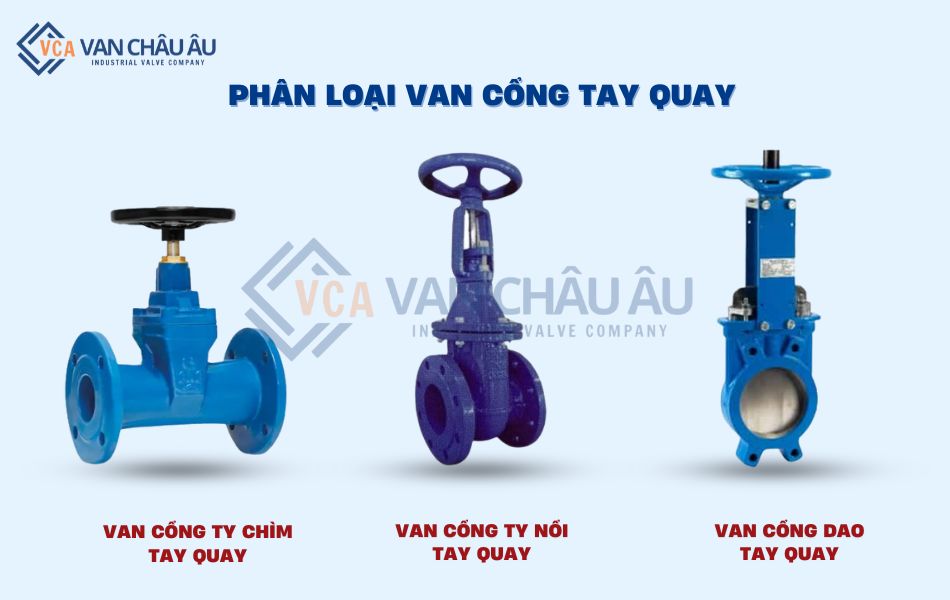 phân loại các dòng van cổng tay quay