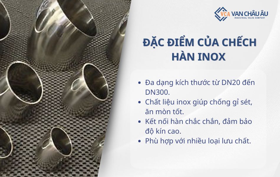 Ưu điểm chếch hàn inox