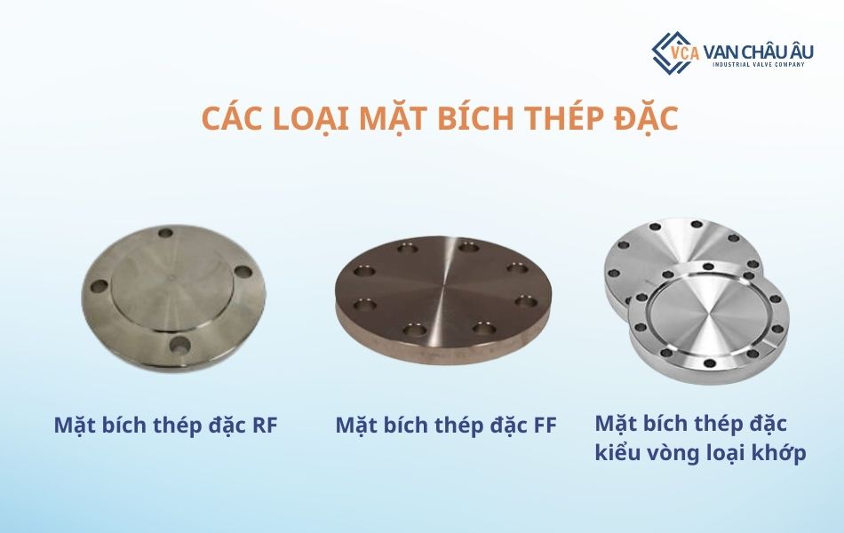 Các loại mặt bích thép đặc