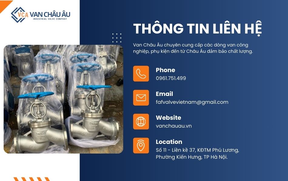 địa chỉ mua van cầu inox chính hãng