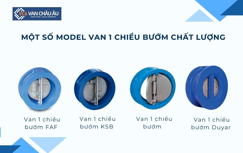 top thương hiệu van 1 chiều cánh bướm châu âu