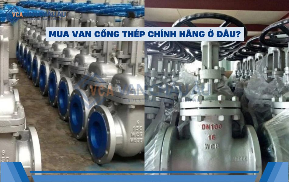 mua van cổng thép chính  hãng tại vanchauau
