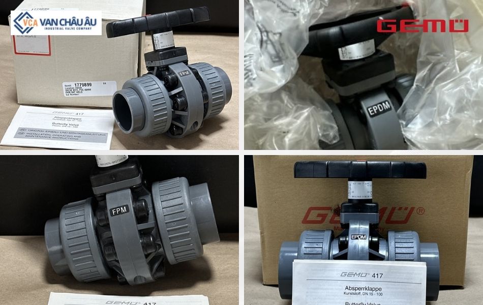 Van bướm Gemu 417 chính hãng