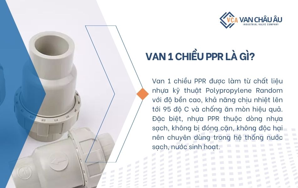 giới thiệu chung van 1 chiều ppr