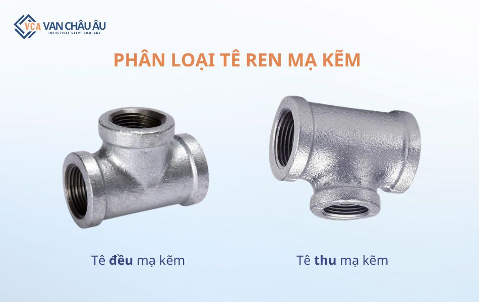 phân loại tê ren mạ kẽm