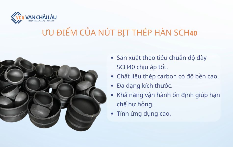 Ưu điểm nút bịt thép hàn SCH40