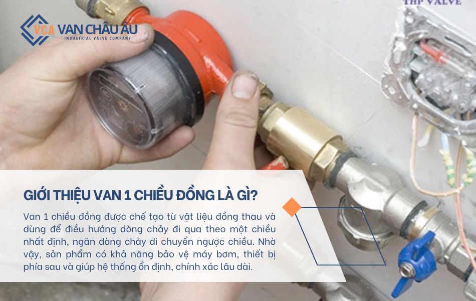 giới thiệu chung về van 1 chiều đồng