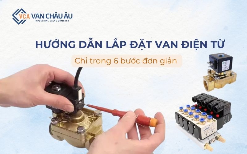 hướng dẫn lắp đặt van điện từ