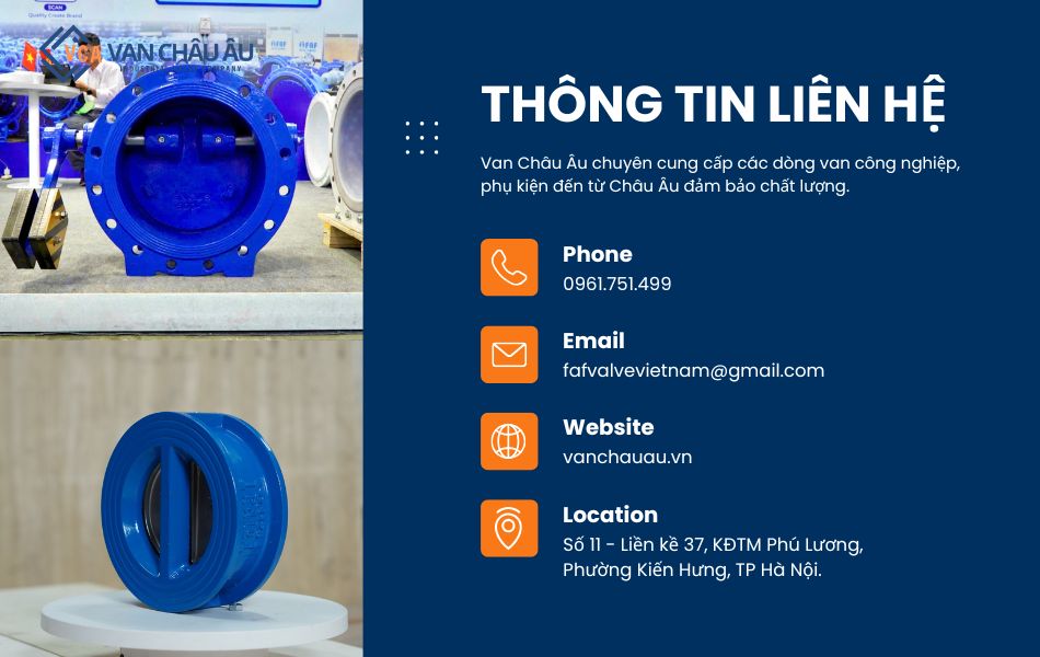 địa chỉ mua van 1 chiều chất lượng