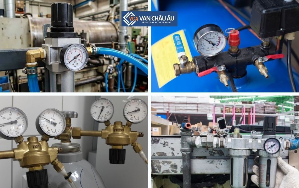 ứng dụng van điều chỉnh áp suất khí nén