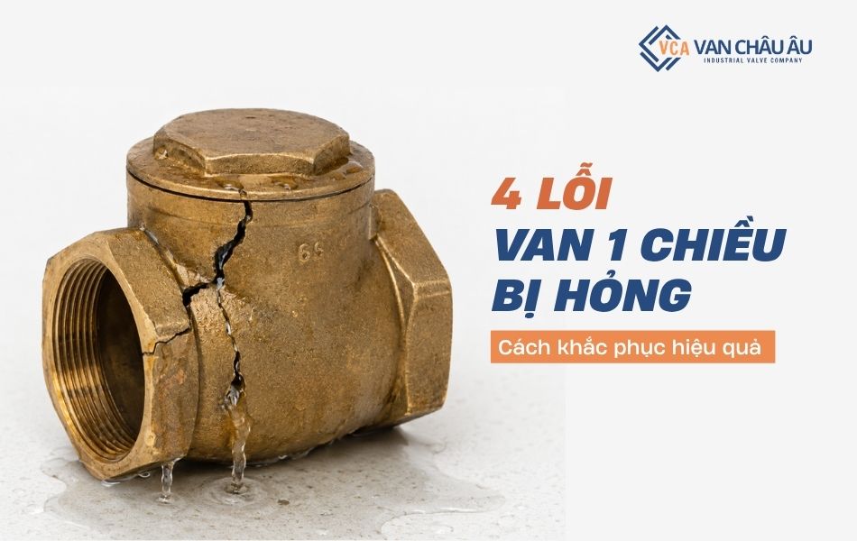 van 1 chiều bị hỏng