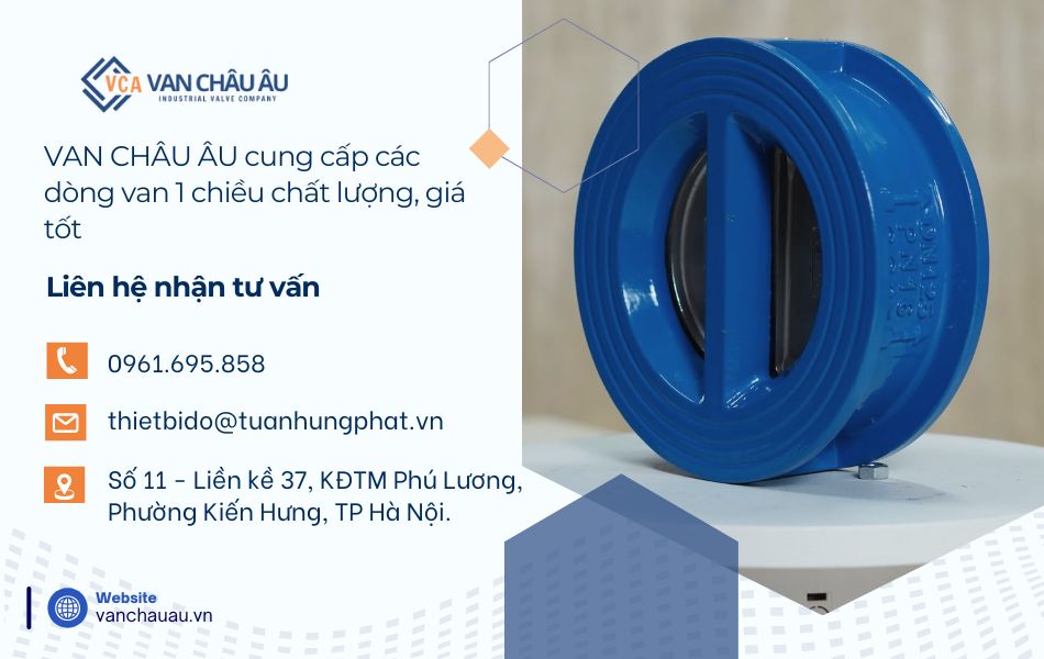 địa chỉ cung cấp van bướm 1 chiều  uy tín