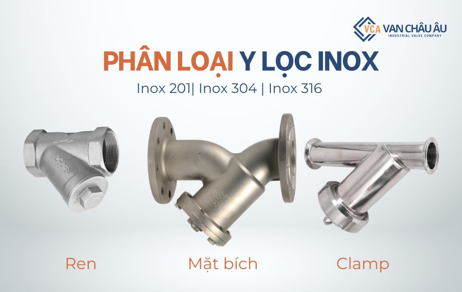 phân loại y lọc inox