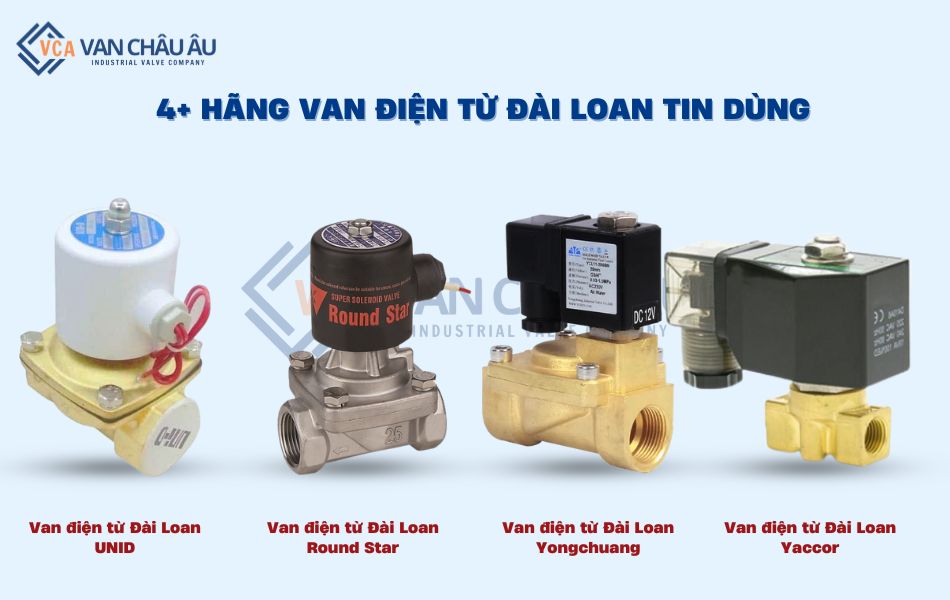 top thương hiệu van điện từ đài loan uy tín