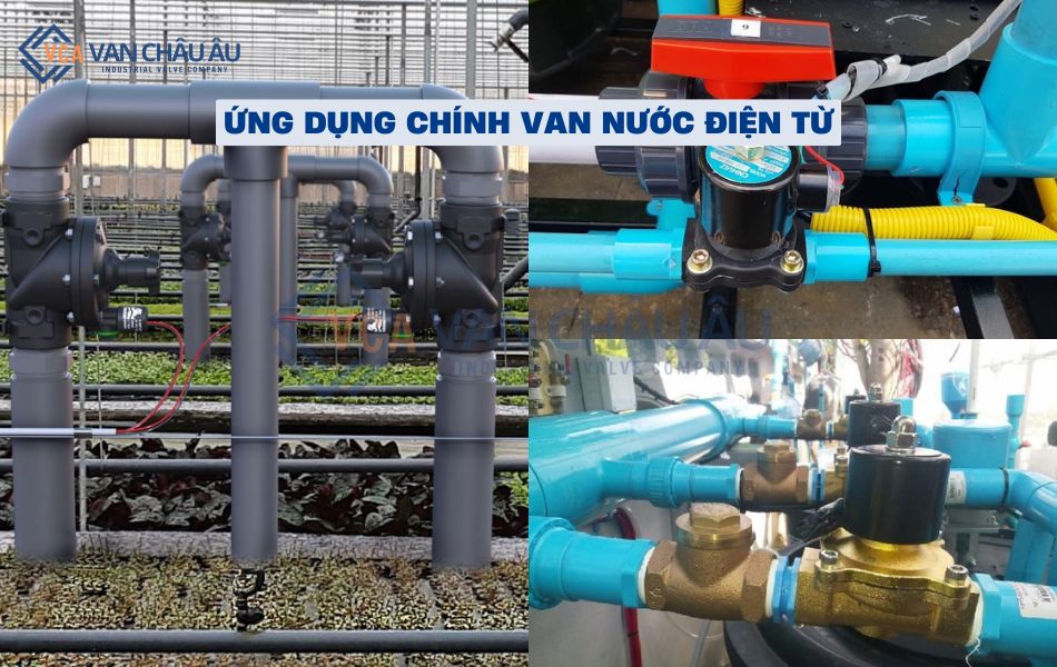 ứng dụng của van nước điện từ