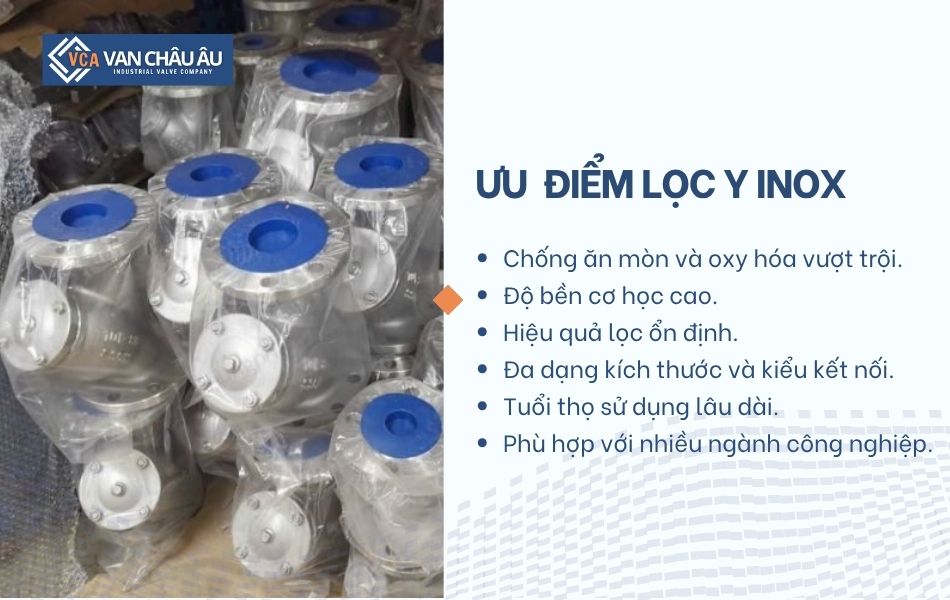 ưu điểm y lọc inox