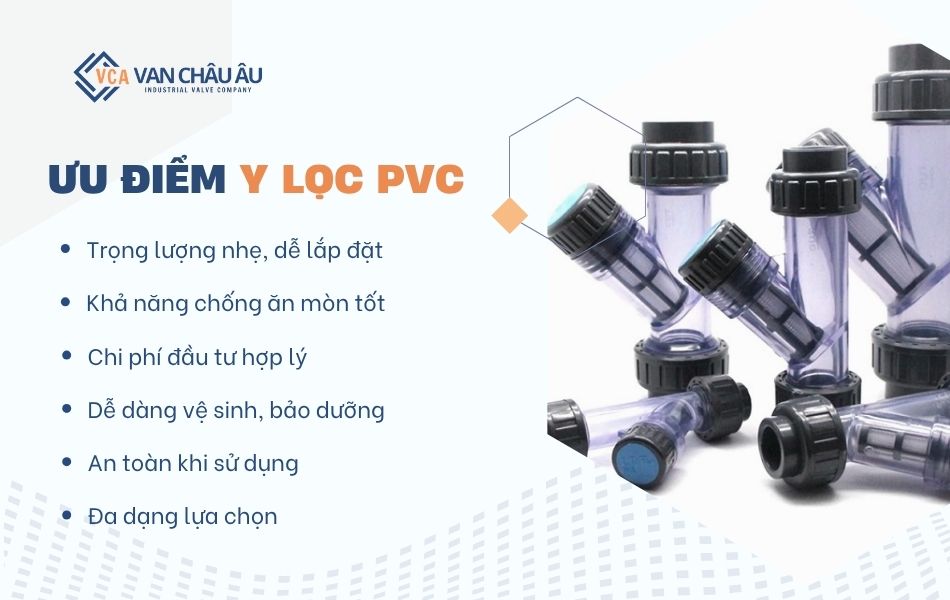ưu điểm y lọc pvc