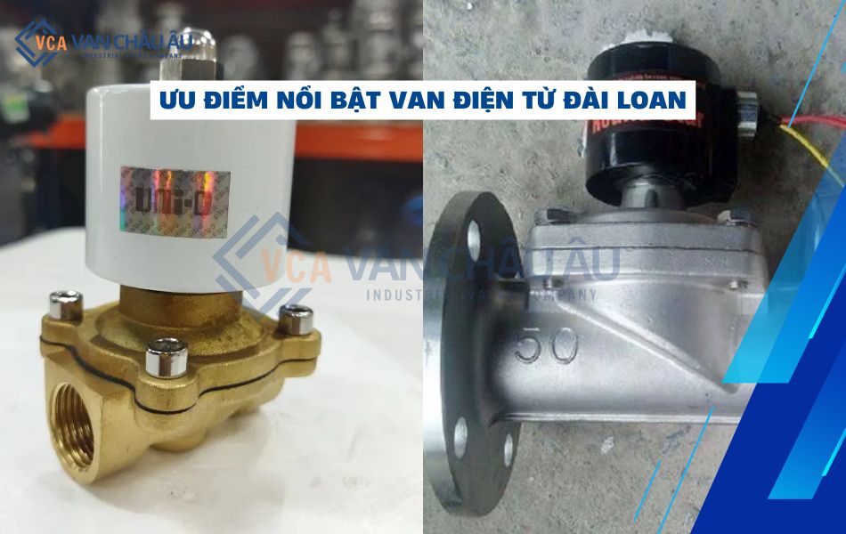 ưu điểm nổi bật van điện từ đài loan