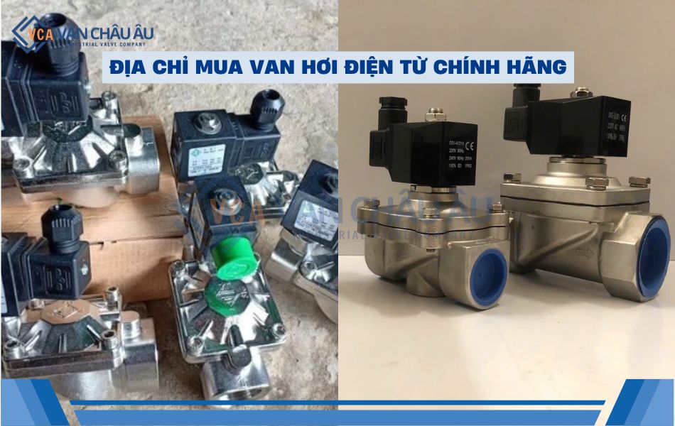 địa chỉ mua van hơi điện từ uy tín
