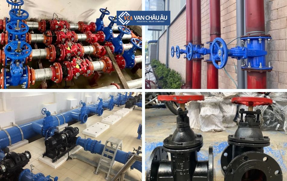 ứng dụng thực tế của van cổng trung quốc 
