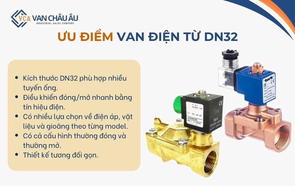 ưu điểm van điện từ phi 42
