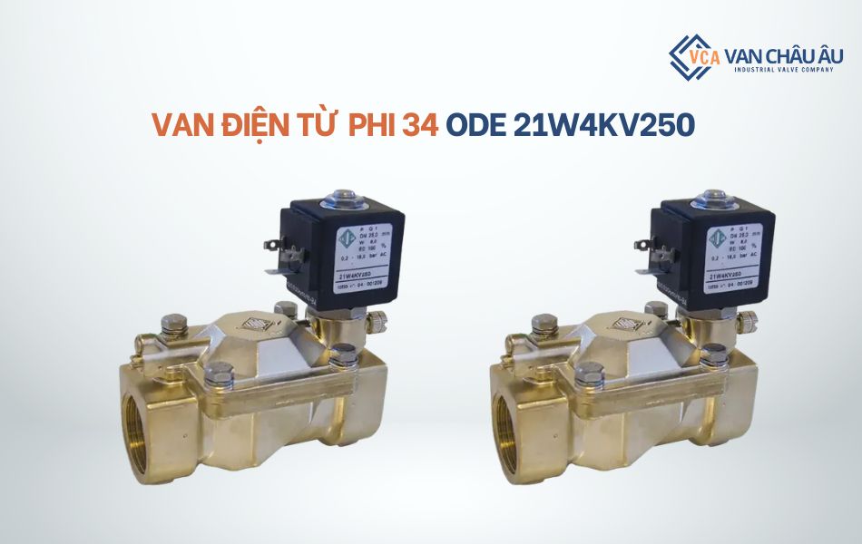Van điện từ thường đóng phi 34 ODE 21W4KV250