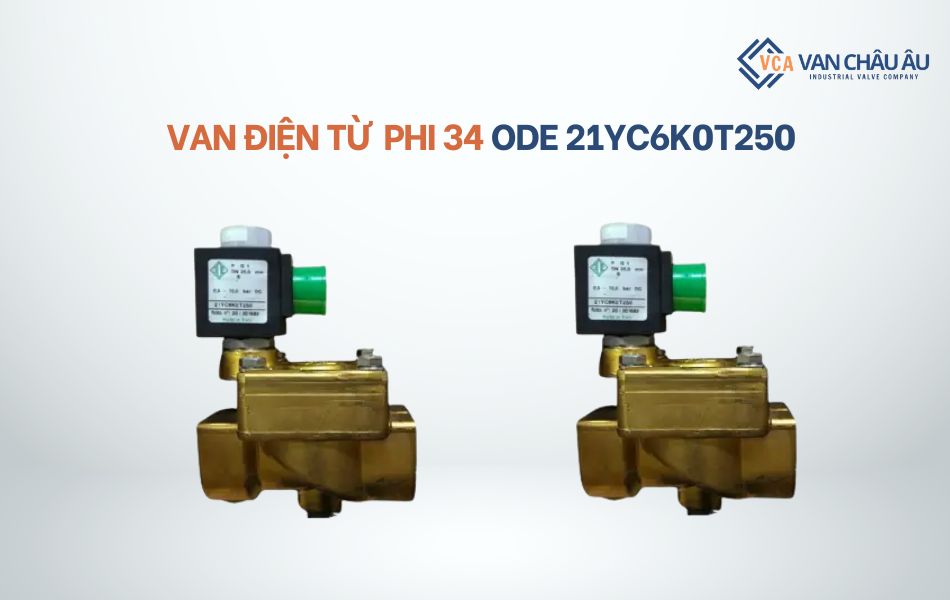 Van điện từ đồng phi 34 ODE 21YC6K0T250