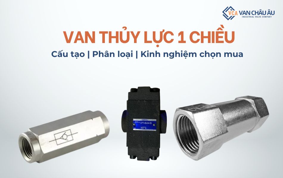 van thủy lực 1 chiều
