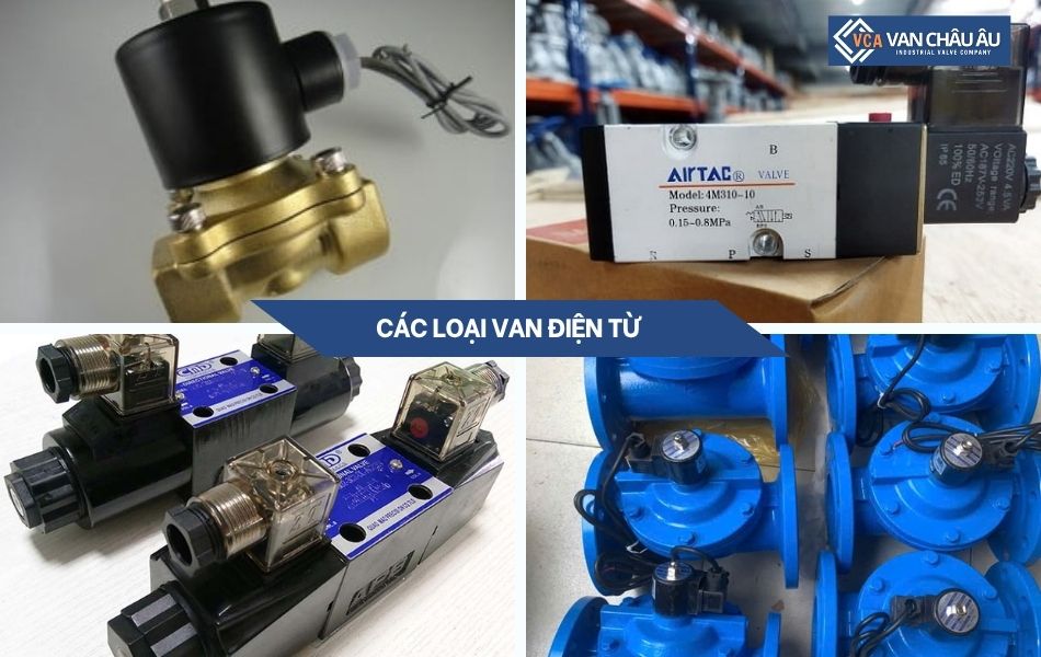 các loại van điện từ phổ biến