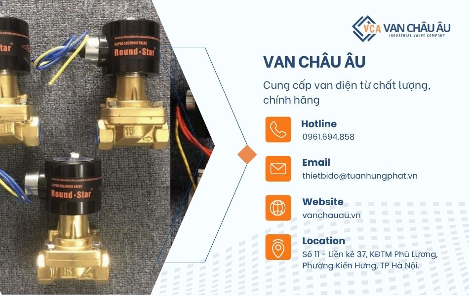 địa chỉ mua van điện từ chính hãng