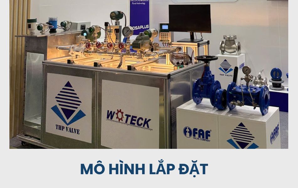 Mô hình hệ thống gồm 16 sản phẩm, thiết bị được chuẩn bị nhằm mang đến trải nghiệm trực quan cho khách tham quan