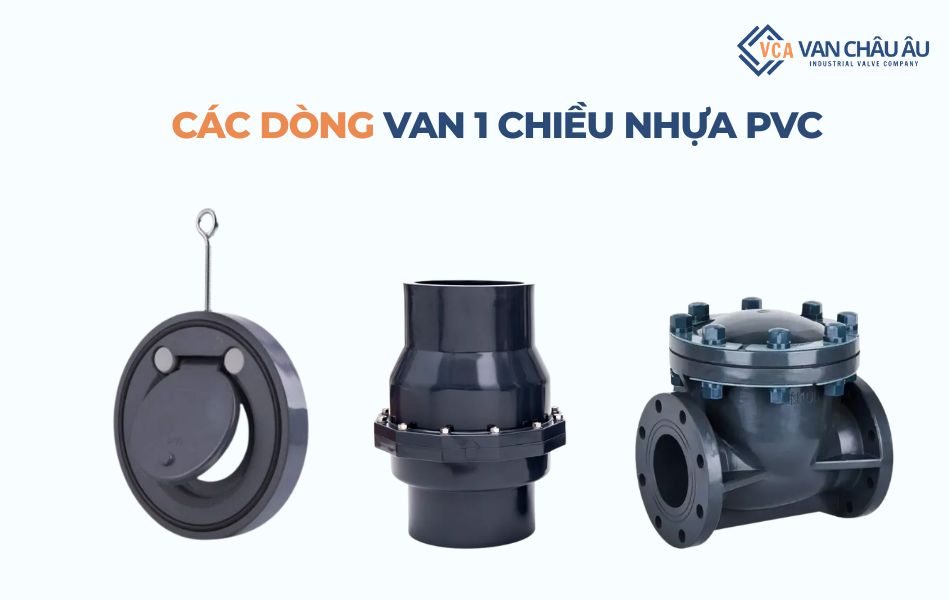 phân loại van 1 chiều pvc