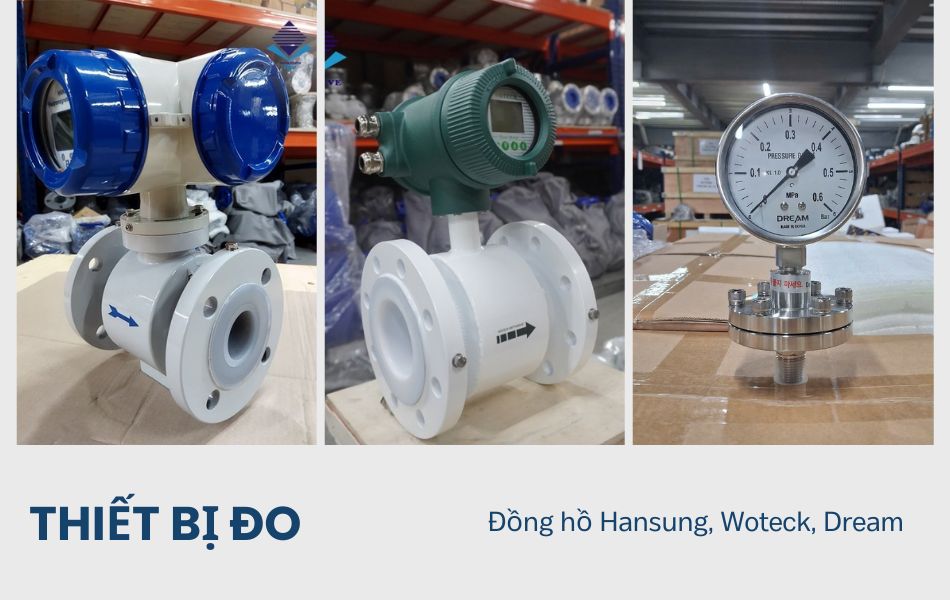 Trưng bày đồng hồ nước Hansung, Woteck và đồng hồ đo Dream tại Vietnam Water Week 2026
