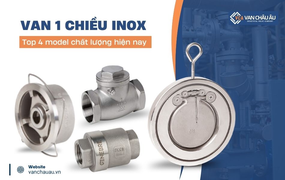 van 1 chiều inox
