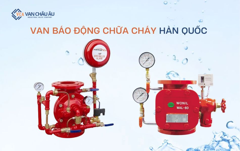 van báo động chữa cháy hàn quốc