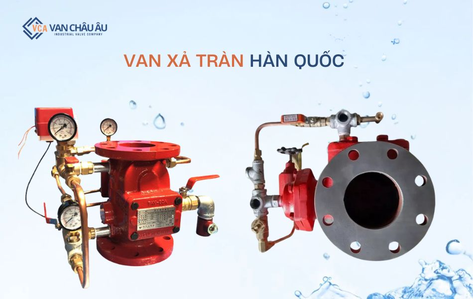 van xả tràn hàn quốc
