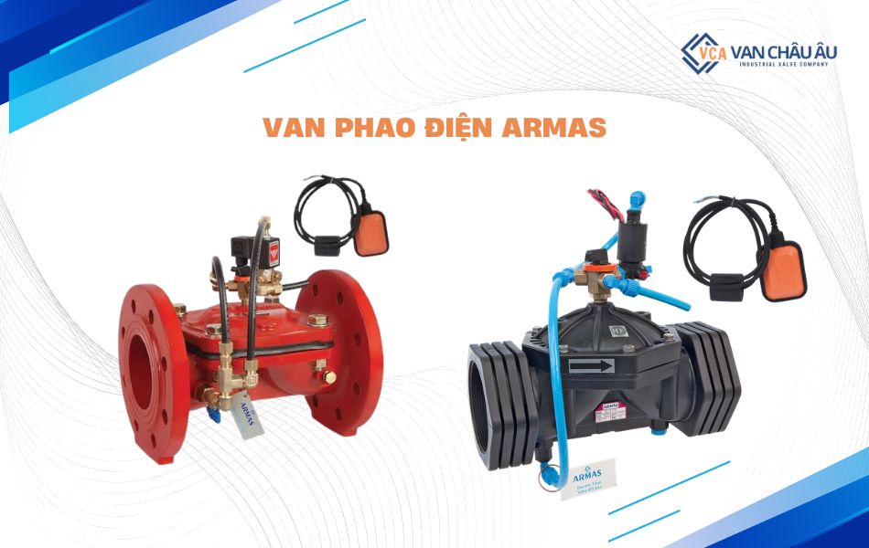 van phao điện thương hiệu armas
