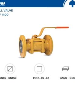 Kích thước của van bi FAF 1400