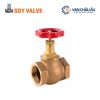 Van cầu đồng nối ren Soy